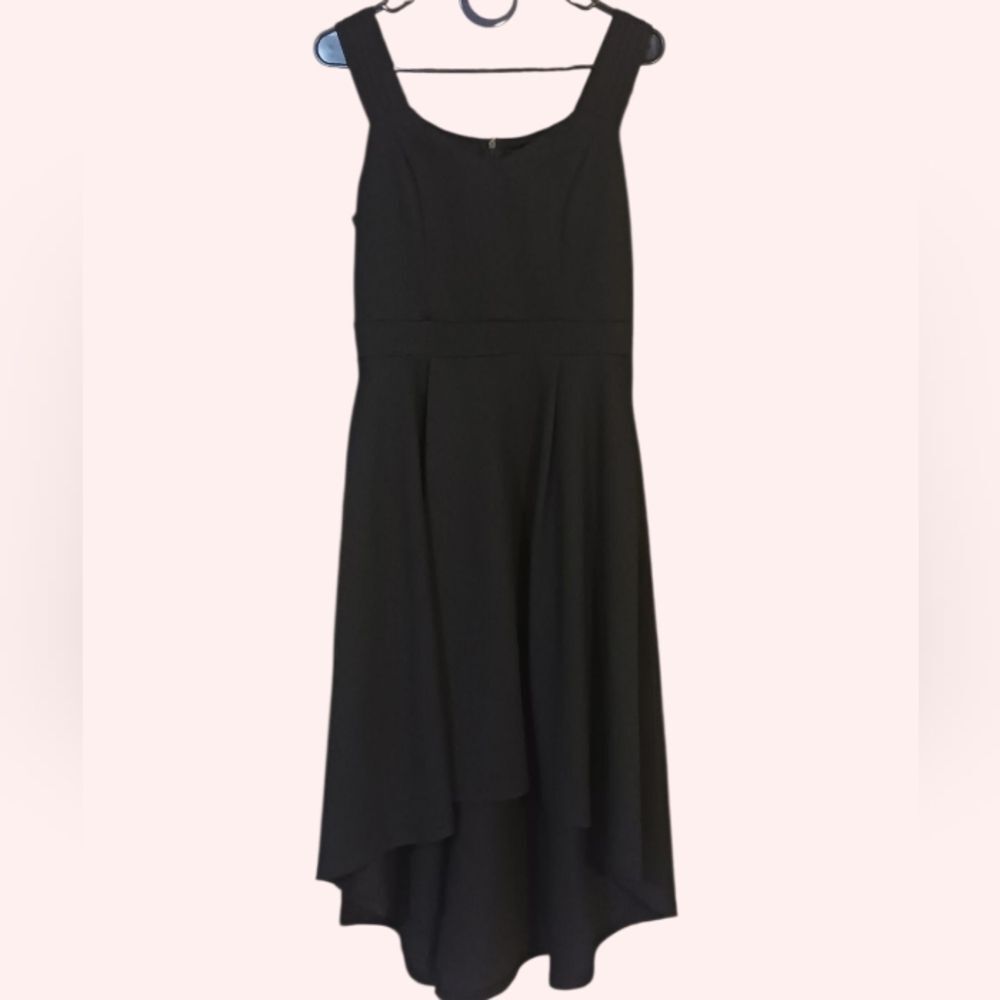 High-low Black Dress Sleeveless Formal. High Front Low Back M NWOT by: Jasambac